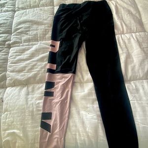 Pink stretch pants